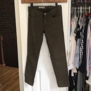 AG Olive Stevie Ankle pants